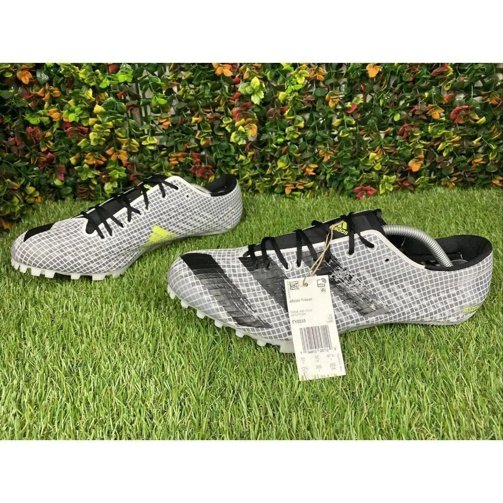 12.5 ADIDAS AdiZero Prime Finesse Black Sprint‎ Track Spikes Shoes Men 12.5 Tool